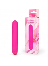 Ярко-розовый классический перезаряжаемый мини-вибратор - 12 см. - Cosmo