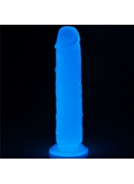 Прозрачный, светящийся в темноте фаллоимитатор Lumino Play Dildo - 21 см. - Lovetoy