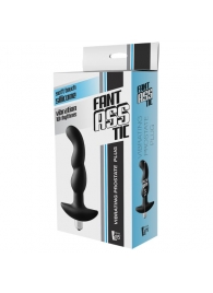 Черная вибропробка для простаты FantASStic Vibrating Prostate Plug - 14,5 см. - Dream Toys - во Владивостоке купить с доставкой