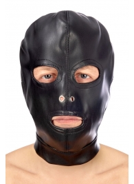 Маска-шлем с прорезями для глаз и рта - Fetish Tentation - купить с доставкой во Владивостоке