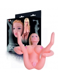 Надувная секс-кукла с реалистичной головой и поднятыми ножками - ToyFa - во Владивостоке купить с доставкой