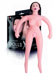 Надувная секс-кукла брюнетка с реалистичной головой - ToyFa - во Владивостоке купить с доставкой