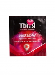 Возбуждающий крем для женщин Sextaz-W в одноразовой упаковке - 1,5 гр. - Биоритм - купить с доставкой во Владивостоке