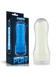 Светящийся в темноте мастурбатор Lumino Play Masturbator Ribbed - Lovetoy - во Владивостоке купить с доставкой