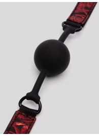 Кляп-шар на двусторонних ремешках Reversible Silicone Ball Gag - Fifty Shades of Grey - купить с доставкой во Владивостоке