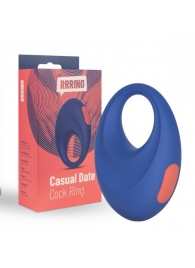 Синее эрекционное кольцо RRRING Casual Date Cock Ring - FeelzToys - во Владивостоке купить с доставкой