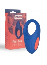Синее эрекционное кольцо RRRING First Date Cock Ring - FeelzToys - во Владивостоке купить с доставкой