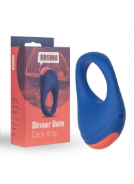 Синее эрекционное кольцо RRRING Dinner Date Cock Ring - FeelzToys - во Владивостоке купить с доставкой