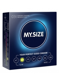 Презервативы MY.SIZE размер 49 - 3 шт. - My.Size - купить с доставкой во Владивостоке