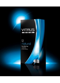 Классические презервативы VITALIS PREMIUM natural - 12 шт. - Vitalis - купить с доставкой во Владивостоке