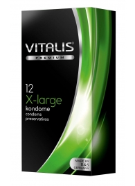 Презервативы увеличенного размера VITALIS PREMIUM x-large - 12 шт. - Vitalis - купить с доставкой во Владивостоке