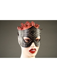 Чёрная маска-очки с клёпками - Подиум - купить с доставкой во Владивостоке