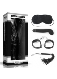БДСМ-набор Deluxe Bondage Kit: маска, вибратор, наручники, плётка - Lovetoy - купить с доставкой во Владивостоке