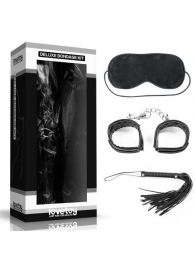 БДСМ-набор Deluxe Bondage Kit для игр: маска, наручники, плётка - Lovetoy - купить с доставкой во Владивостоке