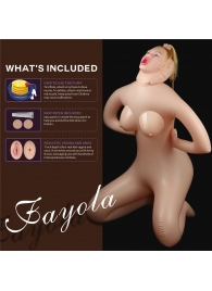 Надувная секс-кукла Fayola - Lovetoy - во Владивостоке купить с доставкой