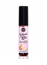Бальзам для губ Lip Gloss Vibrant Kiss со вкусом попкорна - 6 гр. - Secret Play - купить с доставкой во Владивостоке