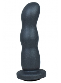 Черная анальная рельефная насадка-фаллоимитатор - 15 см. - LOVETOY (А-Полимер) - купить с доставкой во Владивостоке