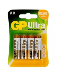 Батарейки алкалиновые GP Ultra Alkaline AA/LR6 - 4 шт. - Элементы питания - купить с доставкой во Владивостоке