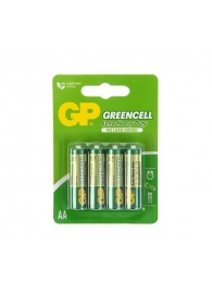 Батарейки солевые GP GreenCell AA/R6G - 4 шт. - Элементы питания - купить с доставкой во Владивостоке