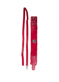 Красный ошейник с металлической фурнитурой - Toyfa Basic - купить с доставкой #SOTBIT_REGIONS_UF_V_REGION_NAME#