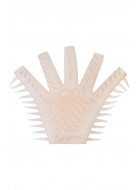 Телесная перчатка-мастубратор для чувственного массажа - Штучки-дрючки - #SOTBIT_REGIONS_UF_V_REGION_NAME# купить с доставкой
