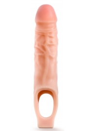 Телесная насадка на пенис 9 Inch Cock Sheath Extender - 22,2 см. - Blush Novelties - во Владивостоке купить с доставкой