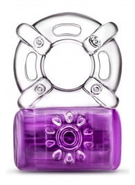 Фиолетовое эрекционное виброкольцо One Night Stand Vibrating C-Ring - Blush Novelties - во Владивостоке купить с доставкой