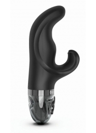 Черный вибратор-кролик с электростимуляцией Hop Hop Bob - 16 см. - MyStim - купить с доставкой во Владивостоке