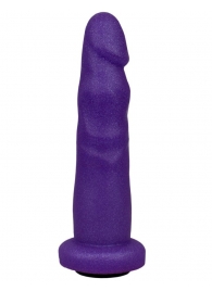 Фиолетовая реалистичная насадка-плаг - 16,2 см. - LOVETOY (А-Полимер) - купить с доставкой во Владивостоке