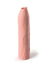 Телесная насадка-удлинитель Uncut Silicone Penis Enhancer - 17,8 см. - Pipedream - во Владивостоке купить с доставкой