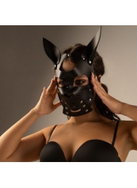 Черная маска  Собака  с ушками - Crazy Handmade - купить с доставкой во Владивостоке