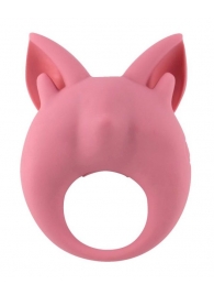 Розовое перезаряжаемое эрекционное кольцо Kitten Kiki - Lola Games - во Владивостоке купить с доставкой