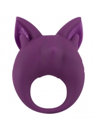 Фиолетовое перезаряжаемое эрекционное кольцо Kitten Kiki - Lola Games - во Владивостоке купить с доставкой
