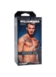 Телесный мастурбатор-анус William Seed Pocket Ass - Doc Johnson - во Владивостоке купить с доставкой