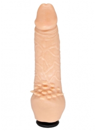 Телесная насадка-фаллос с шипами для массажа клитора - 17,8 см. - LOVETOY (А-Полимер) - купить с доставкой во Владивостоке
