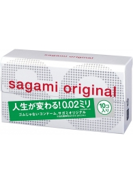 Ультратонкие презервативы Sagami Original 0.02 - 10 шт. - Sagami - купить с доставкой во Владивостоке