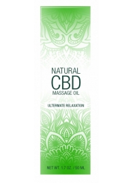 Массажное масло Natural CBD Massage Oil - 50 мл. - Shots Media BV - купить с доставкой во Владивостоке