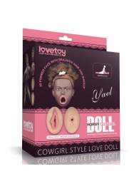 Темнокожая секс-кукла с реалистичными вставками Cowgirl Style Love Doll - Lovetoy - во Владивостоке купить с доставкой
