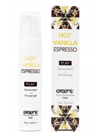 Возбуждающий гель Hot Vanilla Espresso Arousal Gel - 15 мл. - Exsens - купить с доставкой во Владивостоке