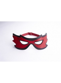 Красно-чёрная маска на глаза с разрезами - Sitabella - купить с доставкой во Владивостоке