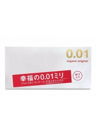 Ультратонкие презервативы Sagami Original 0.01 - 20 шт. - Sagami - купить с доставкой во Владивостоке