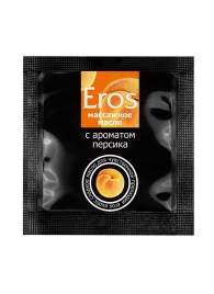 Саше массажного масла Eros exotic с ароматом персика - 4 гр. - Биоритм - купить с доставкой во Владивостоке