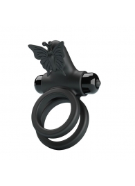 Черное эрекционное виброкольцо Passionate Ring IX - Baile - во Владивостоке купить с доставкой