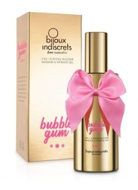 Гель с ароматом жвачки Bubblegum 2-in-1 Scented Silicone Massage And Intimate Gel - 100 мл. - Bijoux Indiscrets - купить с доставкой во Владивостоке