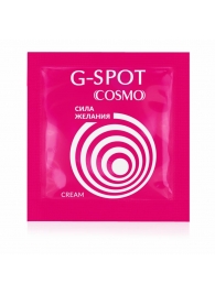 Стимулирующий интимный крем для женщин Cosmo G-spot - 2 гр. - Биоритм - купить с доставкой во Владивостоке