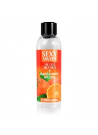 Массажное масло Sexy Sweet Fresh Orange с ароматом апельсина и феромонами - 75 мл. - Биоритм - купить с доставкой во Владивостоке