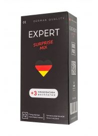 Презервативы EXPERT Surprise Mix - 12 шт.(+3 в подарок) - Expert - купить с доставкой во Владивостоке