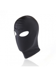Черный текстильный шлем с прорезью для глаз - Notabu - купить с доставкой во Владивостоке