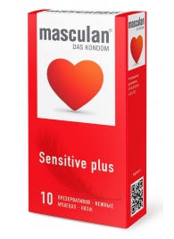 Презервативы Masculan Sensitive plus - 10 шт. - Masculan - купить с доставкой во Владивостоке