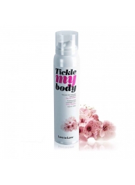 Массажная хрустящая пенка Tickle My Body Cherry Blossom с ароматом вишневого цвета - 150 мл. - Love to Love - купить с доставкой во Владивостоке